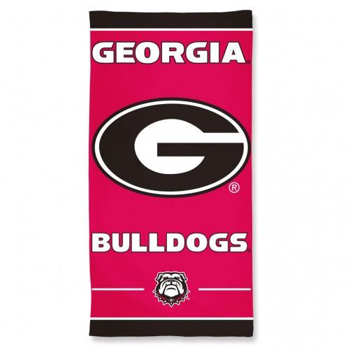 Georgia Bulldogs Beach Towel