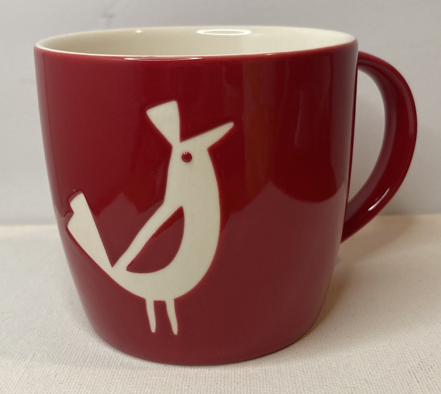 STARBUCKS Rooster Red Coffee MUG