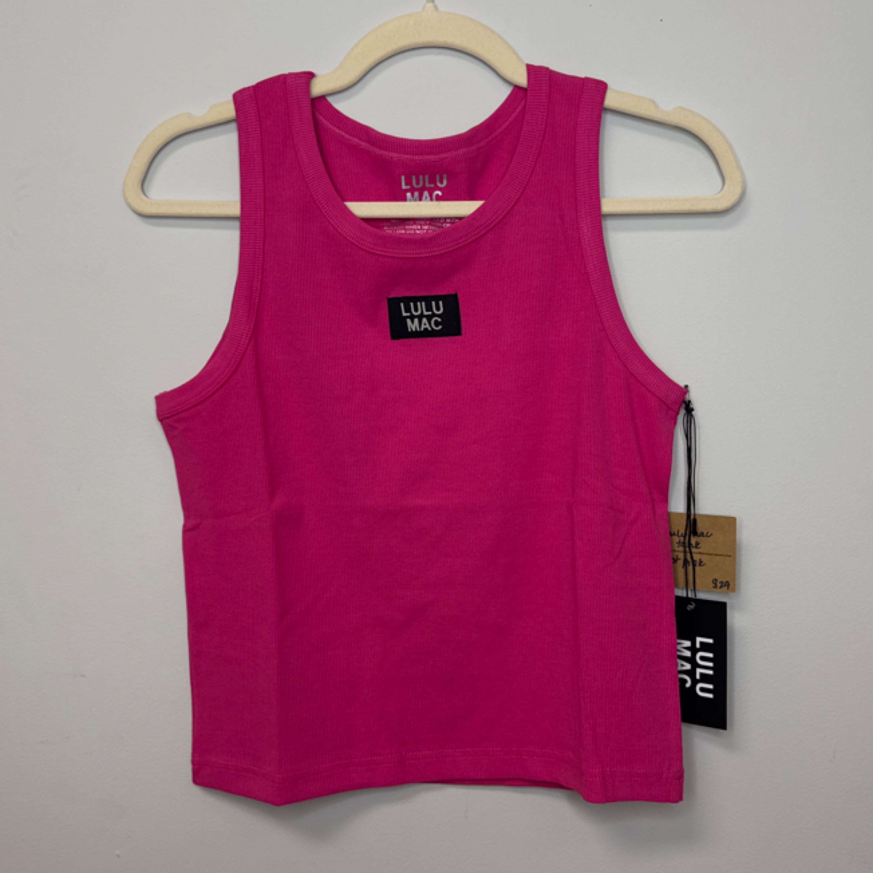 LuluMac tank hot pink — Bama Tan boutique, Tuscaloosa AL