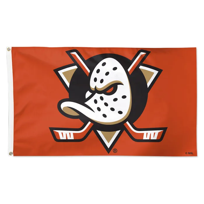 Anaheim Ducks Orange Flag 3x5'