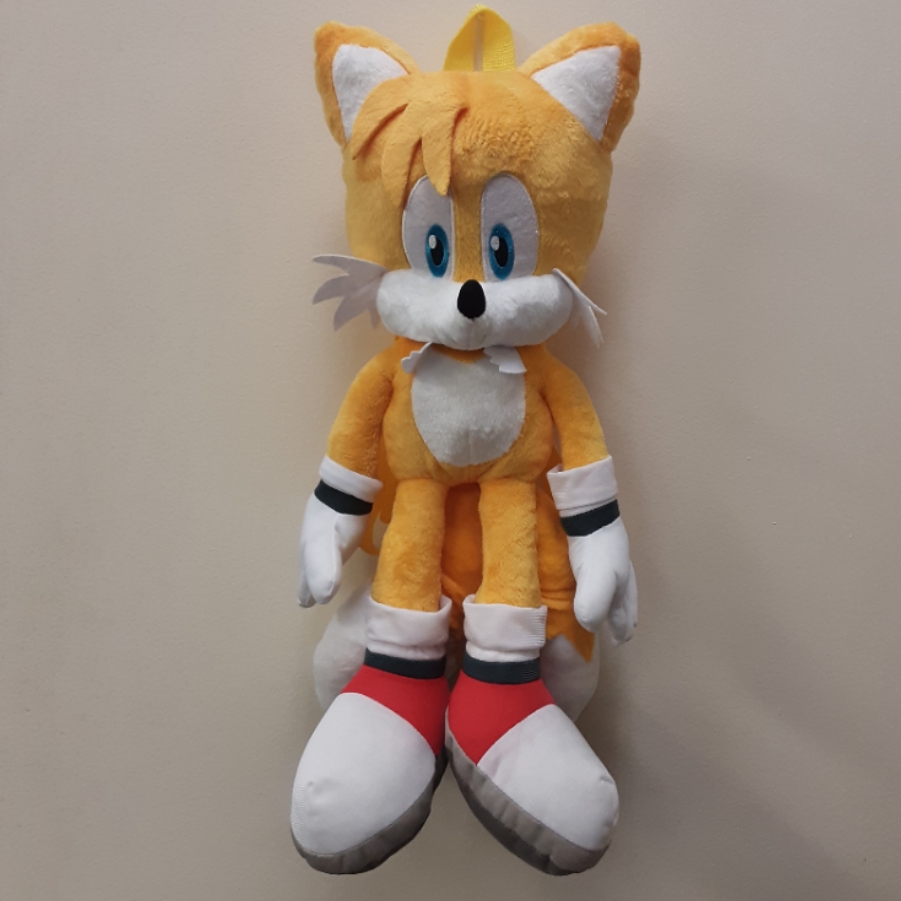 Orange/White Sonic Plush Backpack