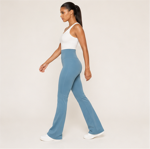 Faja waist control hip lifting flare body shaper yoga pants