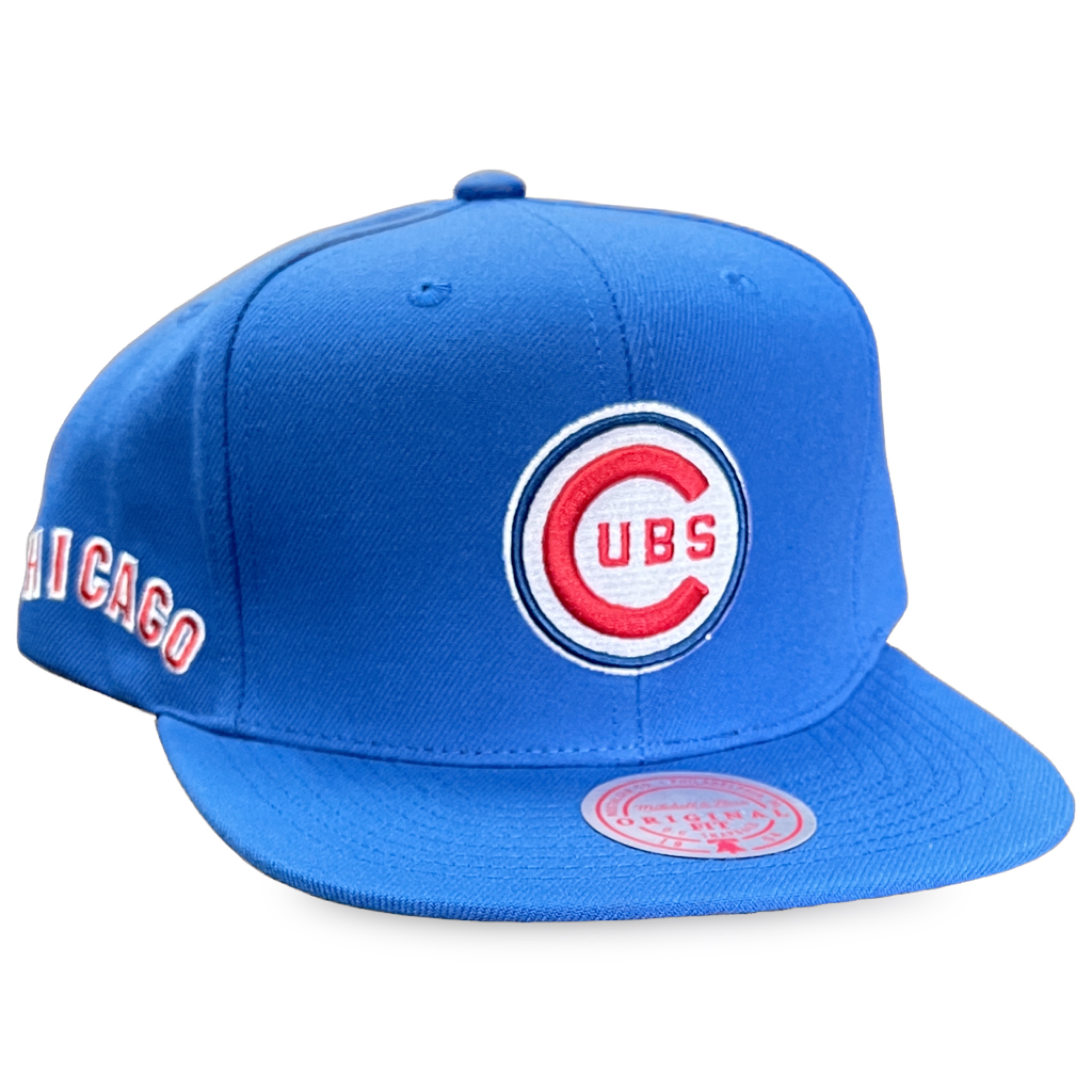 Chicago Cubs Royal Retro Mitchell and Ness Snapback Hat