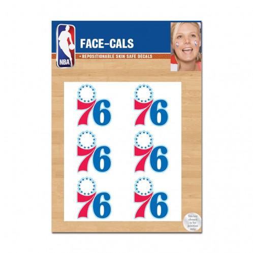 Philadelphia 76ers Face Cals Tattoos