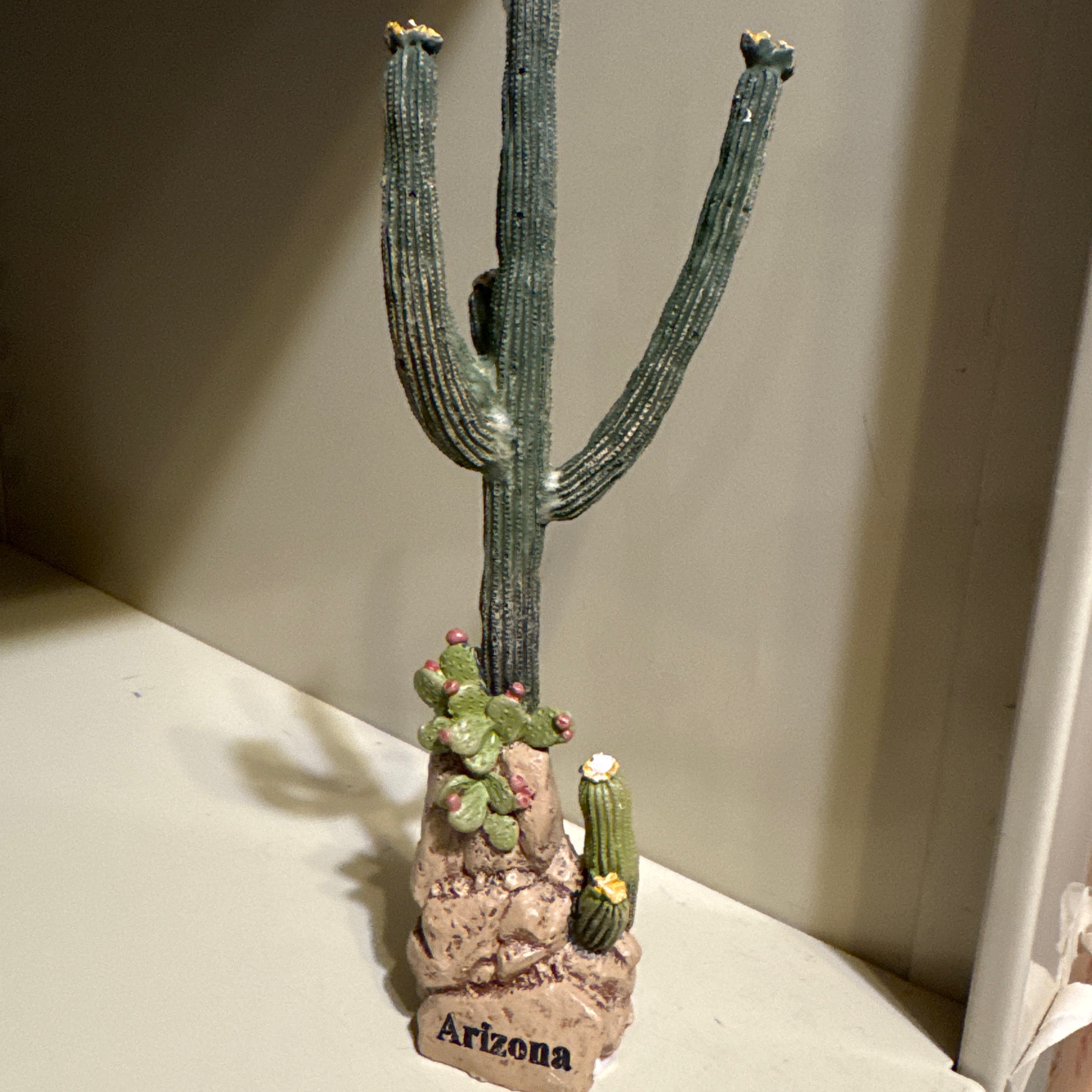 9" Tall Standing w/Prickly Pear