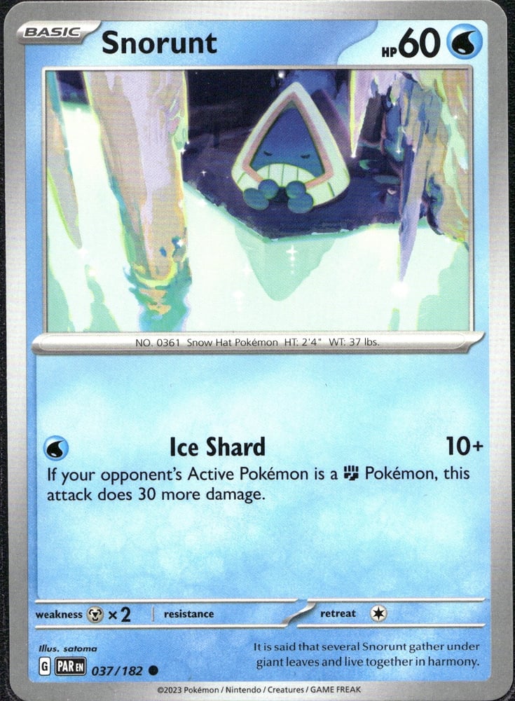 Snorunt - SV04 37/182