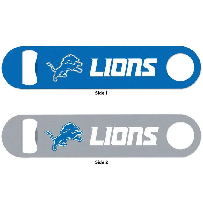 Detroit Lions 2-Sided Stainless Steel Bottle Opener