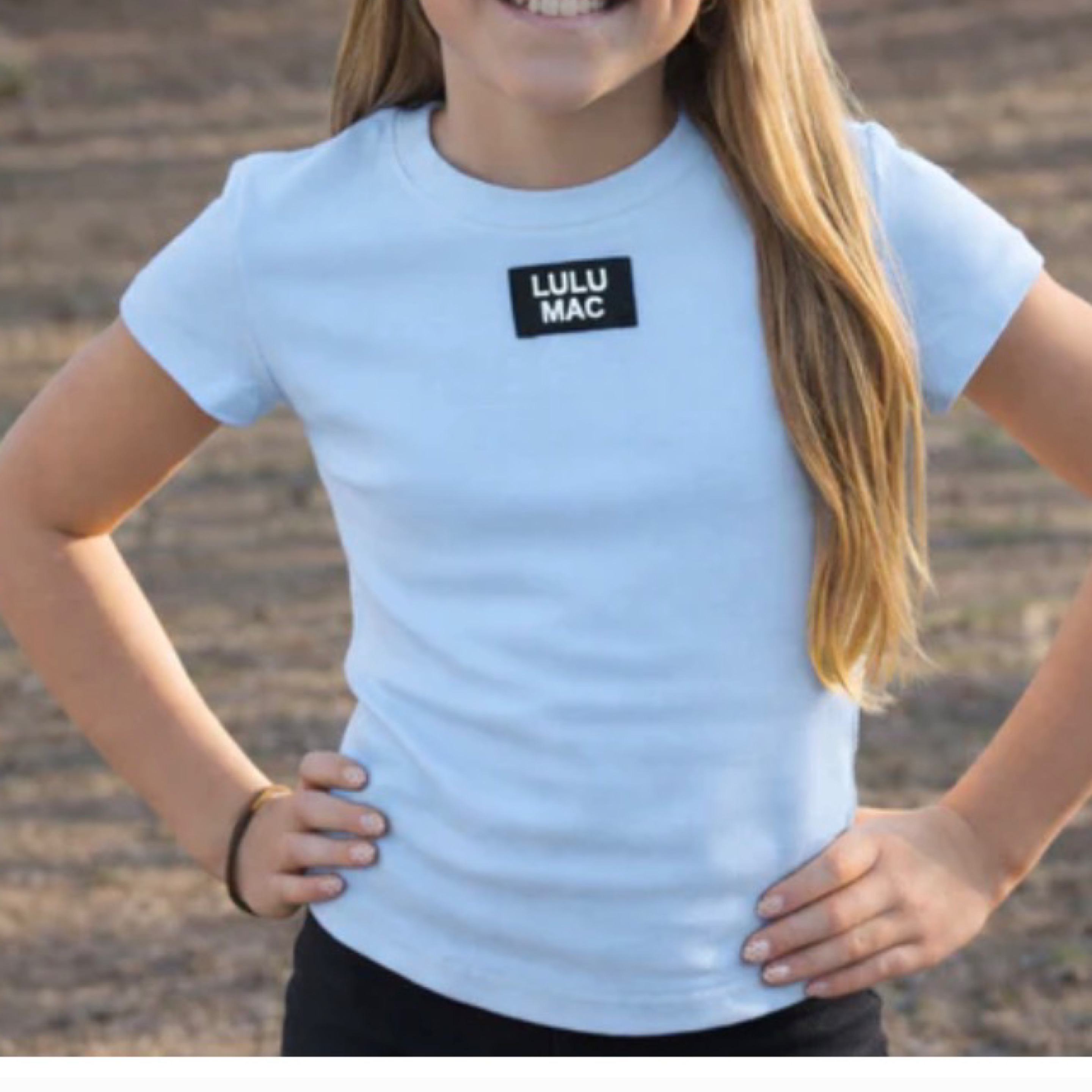 LuLuMac kids baby doll top light blue — Bama Tan boutique, Tuscaloosa AL