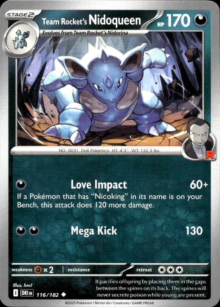 Team Rocket's Nidoqueen - SV10 116/182