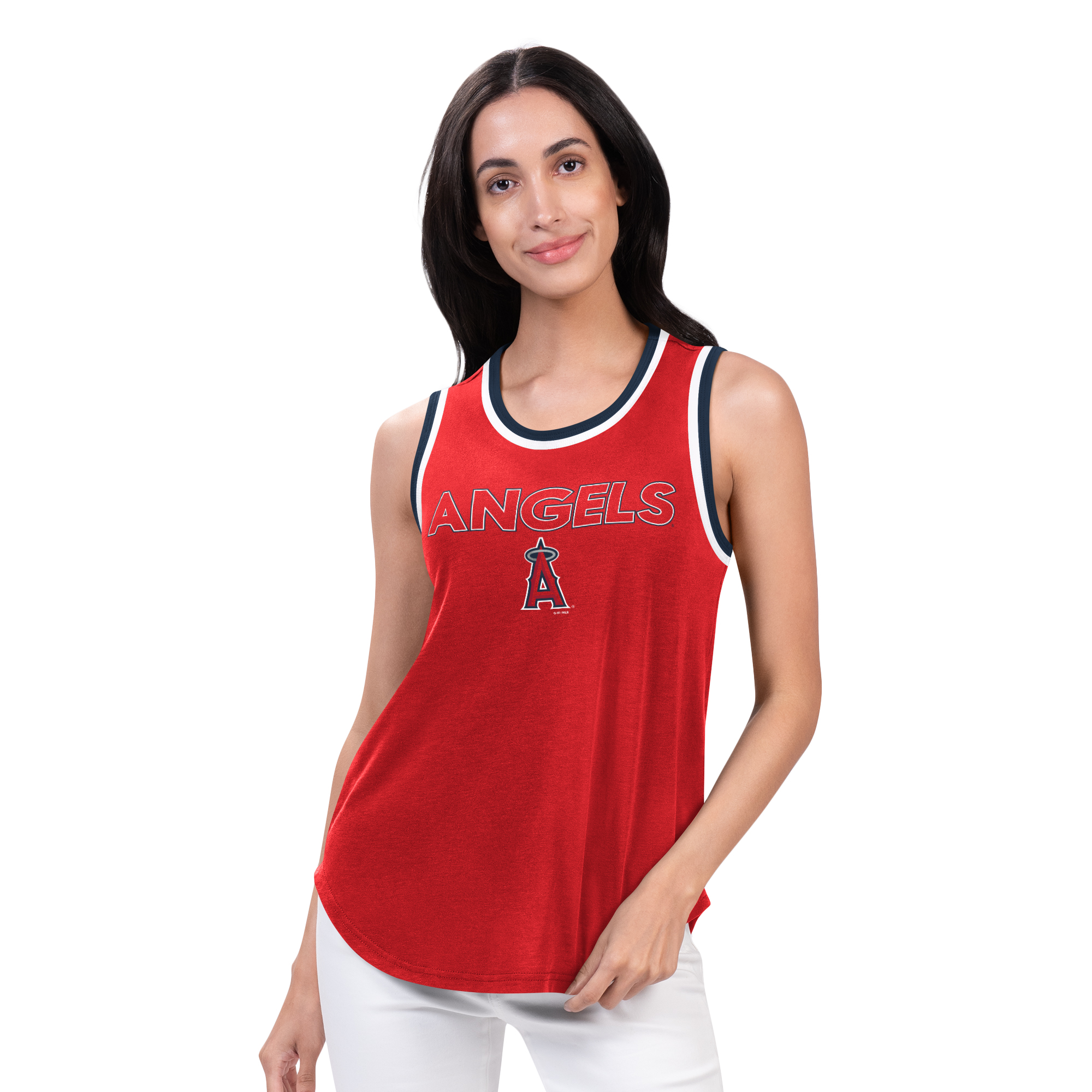 Los Angeles Angels Ladies Red g-III Tank Top