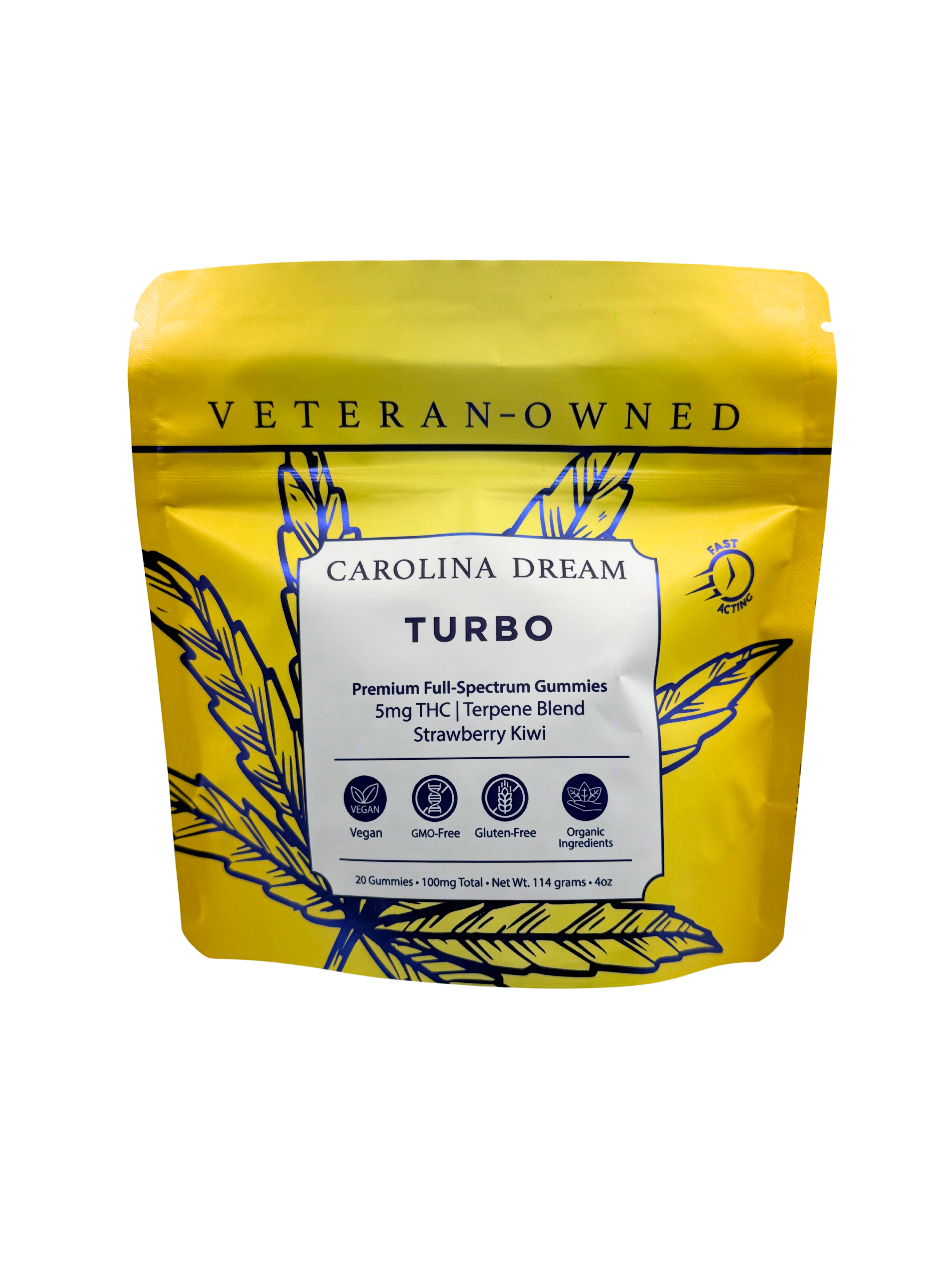 Carolina Dream Turbo Gummies - 5mg THC - Regular