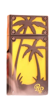 Rocky Patel Burn Lighter Yellow & Gunmetal Palm