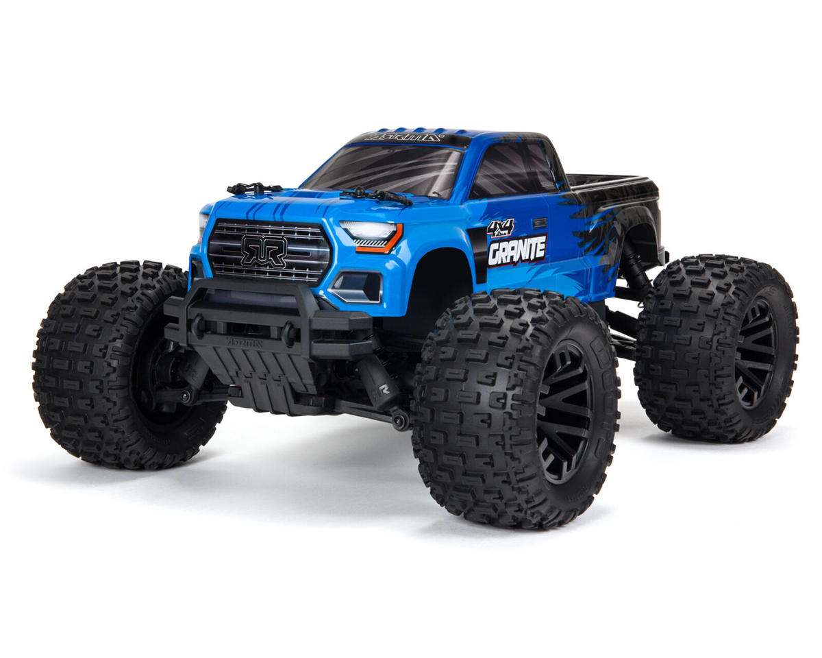 Arrma Granite 1/10 4wd Electric Mega Monster Truck Blue ARA4202V3T1