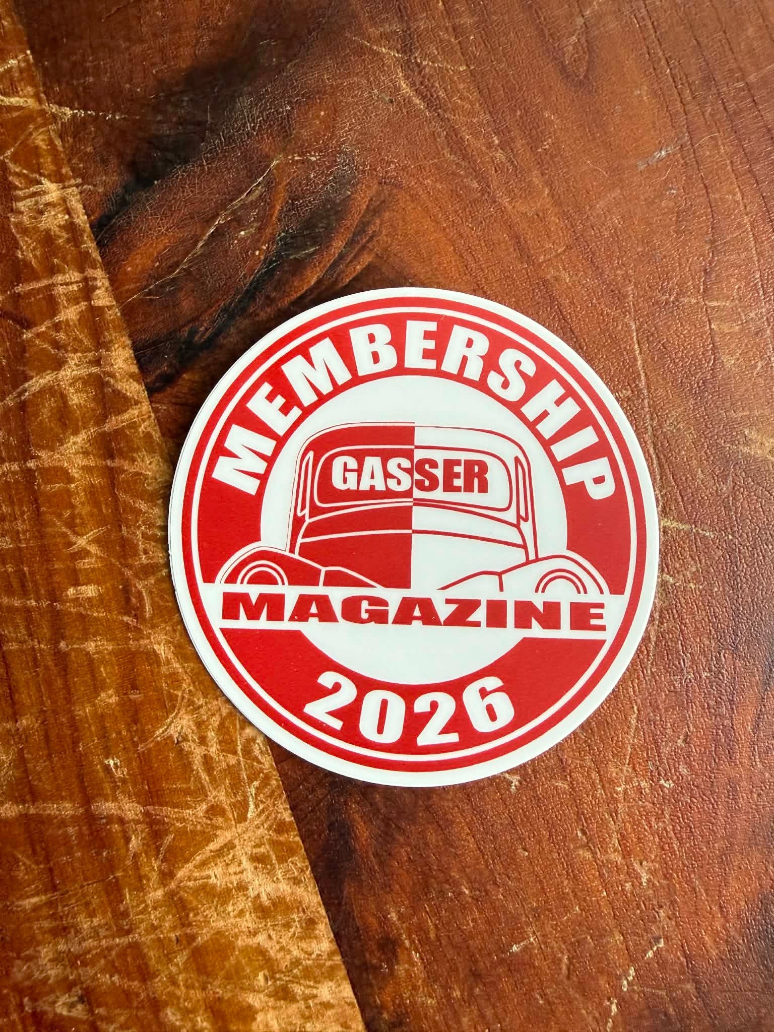 Gasser Magazine Sticker