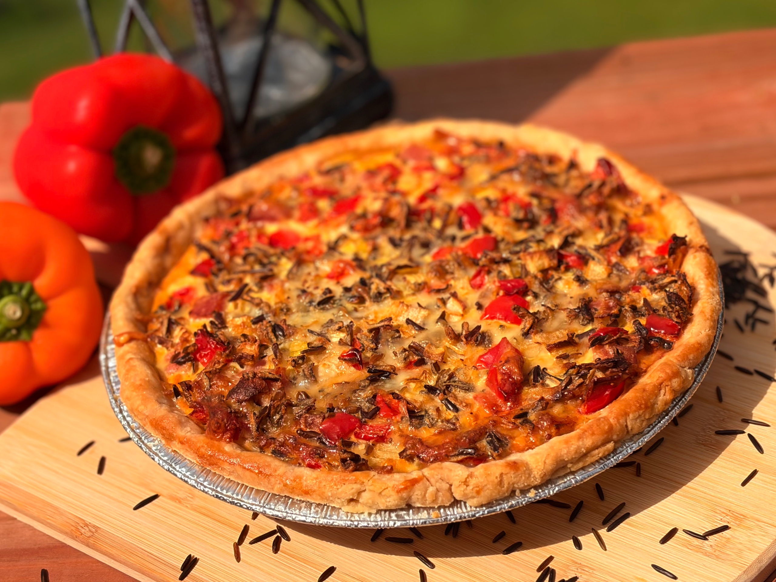 Wildrice Quiche