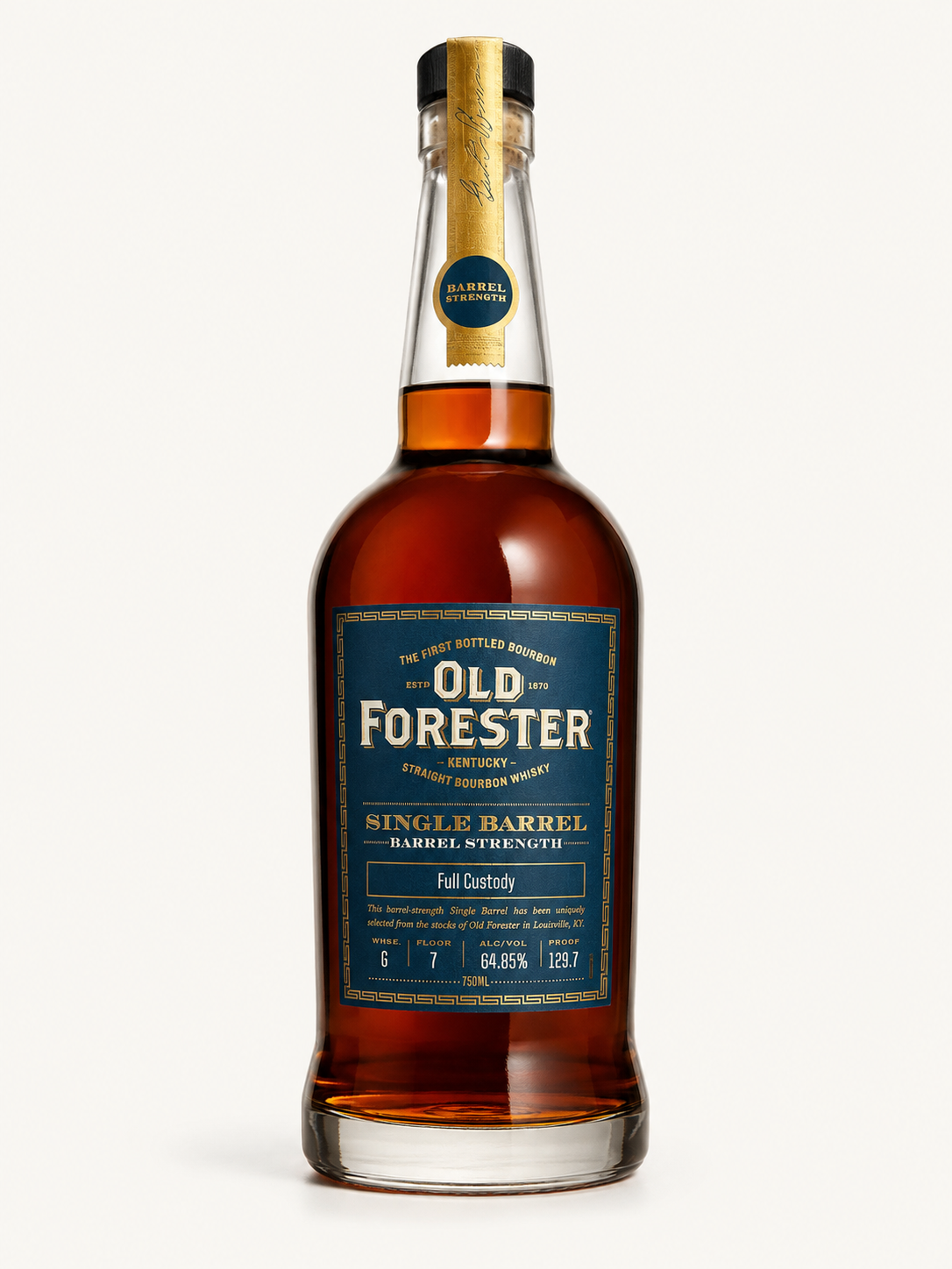 Old Forester "Full Custody" Bottle
