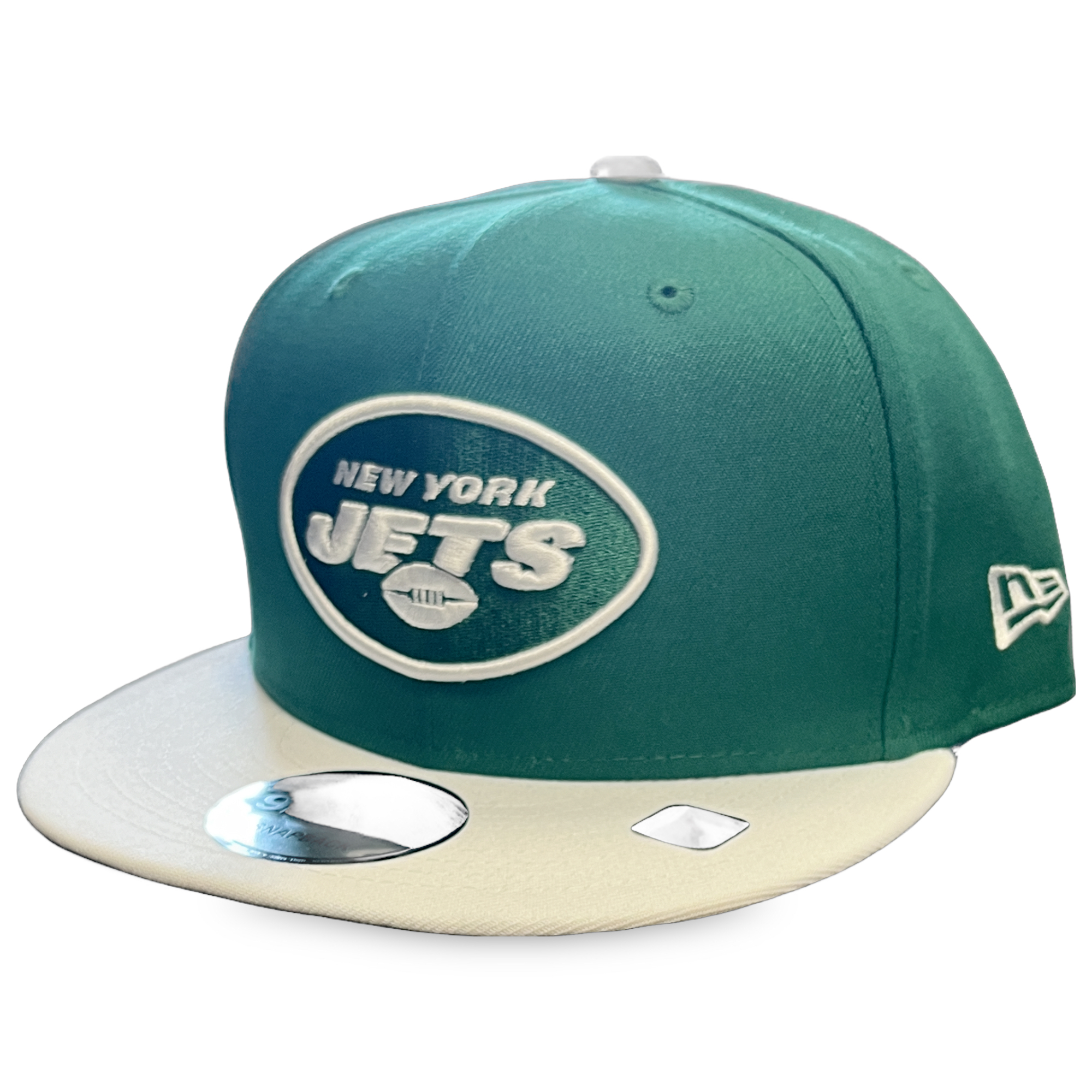 New York Jets New Era 9FIFTY Green and White Snapback Hat