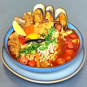 Tom Yum Talay noodles