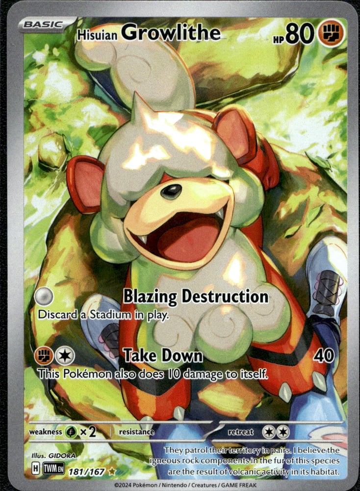 Hisuian Growlithe - SV06 181/167