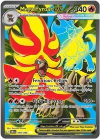 Mega Pyroar ex - 099/086 Ultra Rare NM