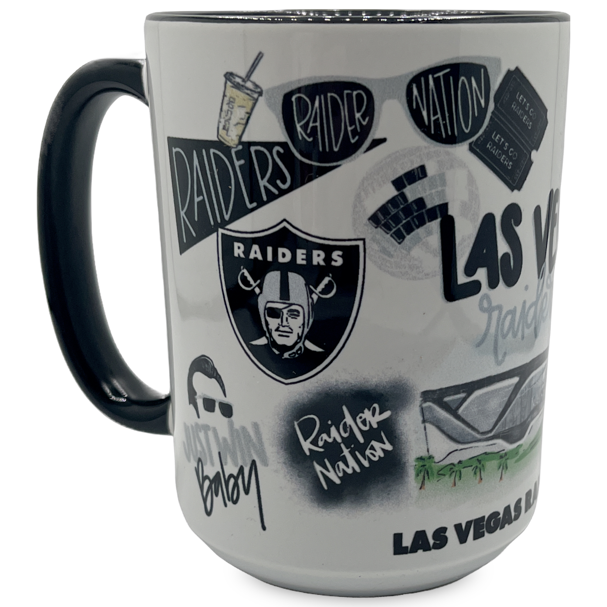 Las Vegas Raiders All Over Print Coffee Mug