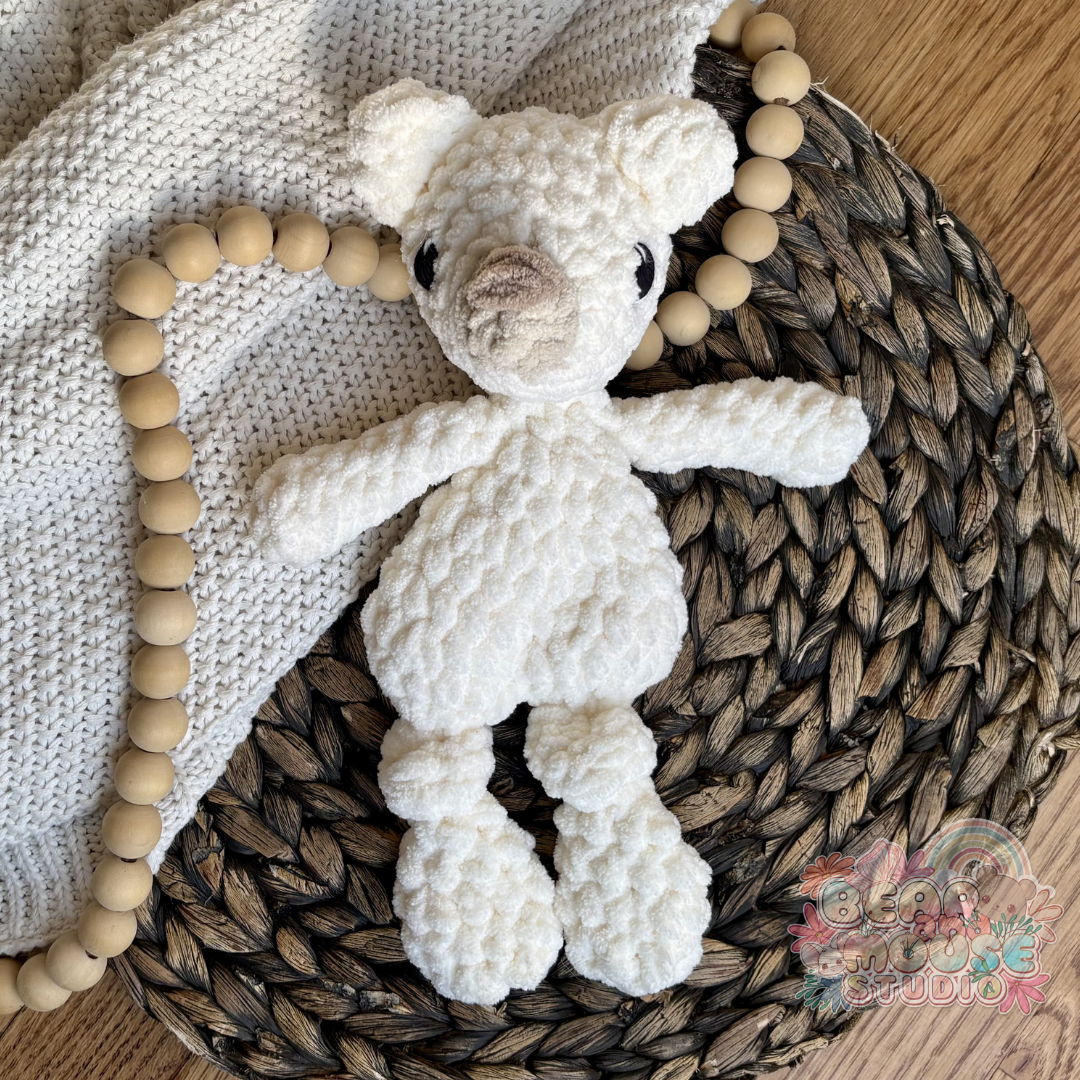 Polar Bear Knotted Mini Snuggler preview image