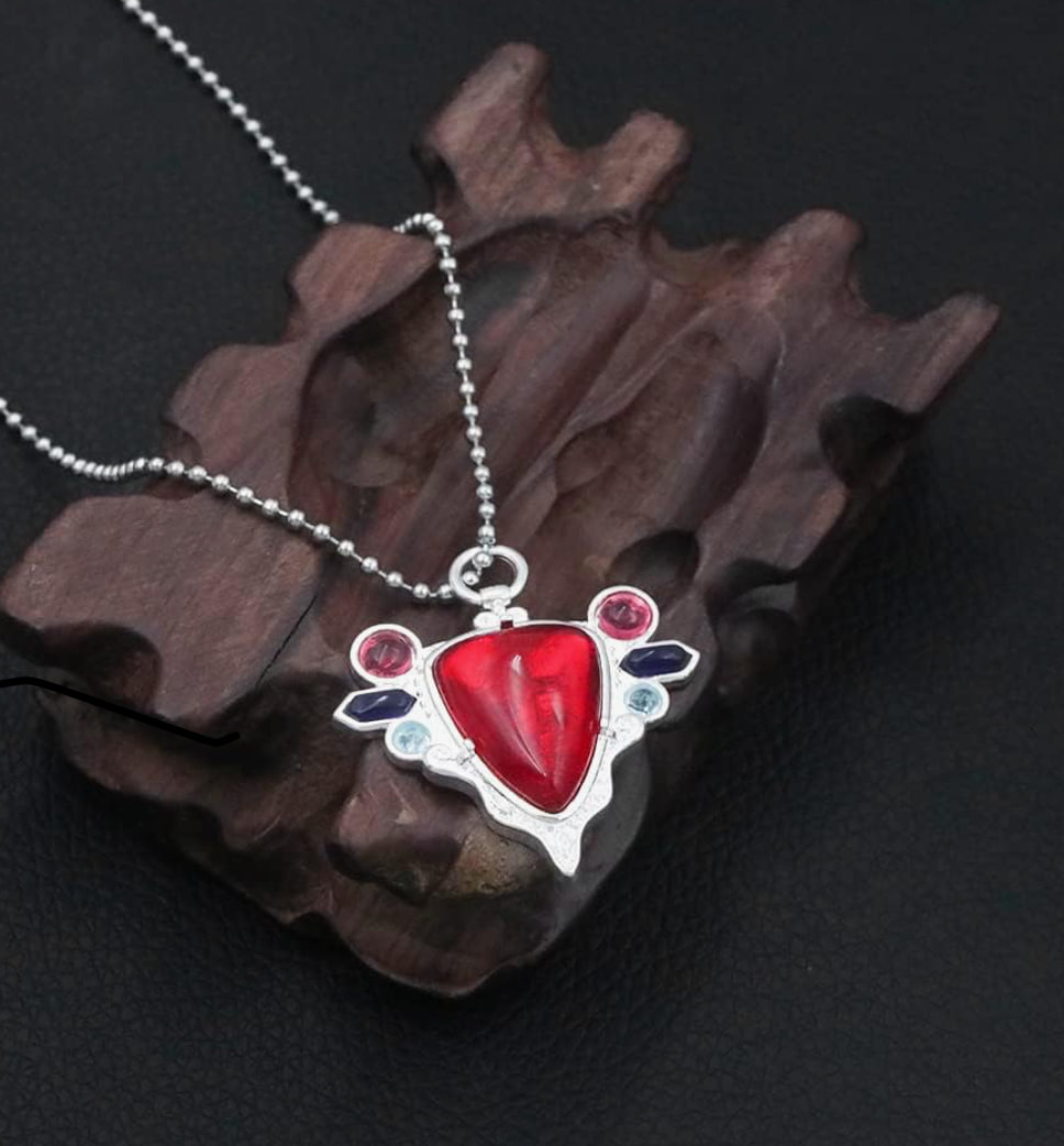 Necklace: Anime JoJo Red Stone, image 2