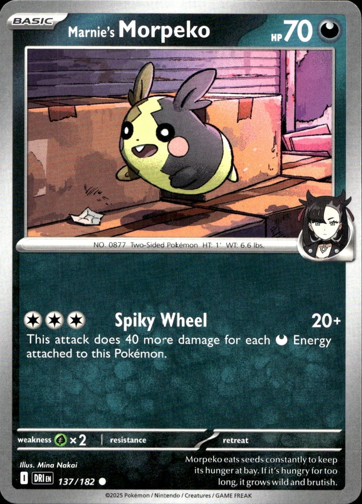 Marnie's Morpeko - SV10 137/182