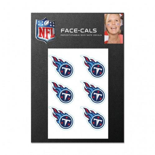 Tennessee Titans Face Cals Tattoos