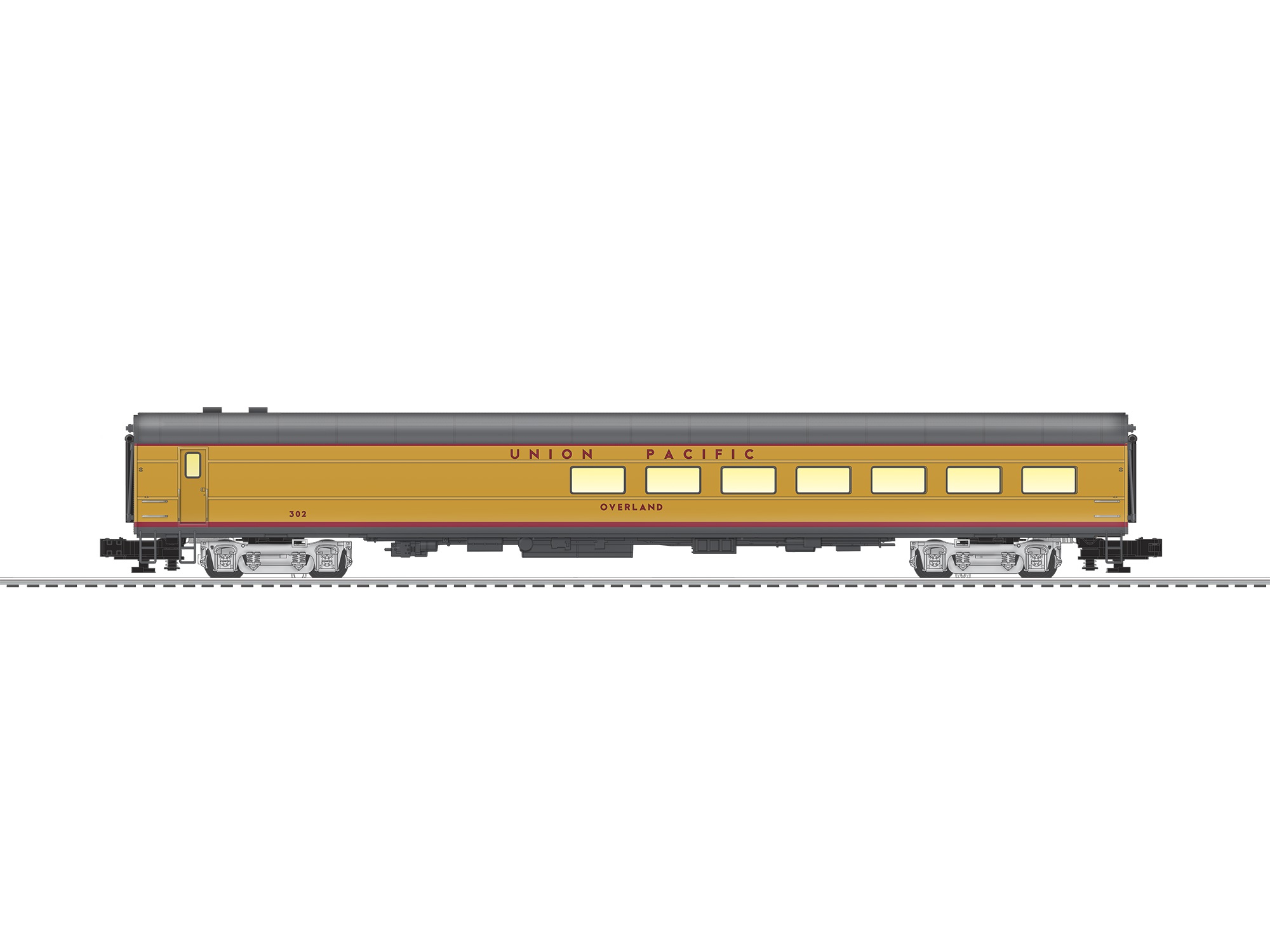 Union Pacific 21" SS Diner 2327290 O Scale