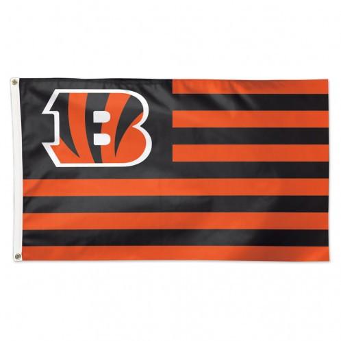 Cincinnati Bengals Deluxe Americana Flag 3x5'