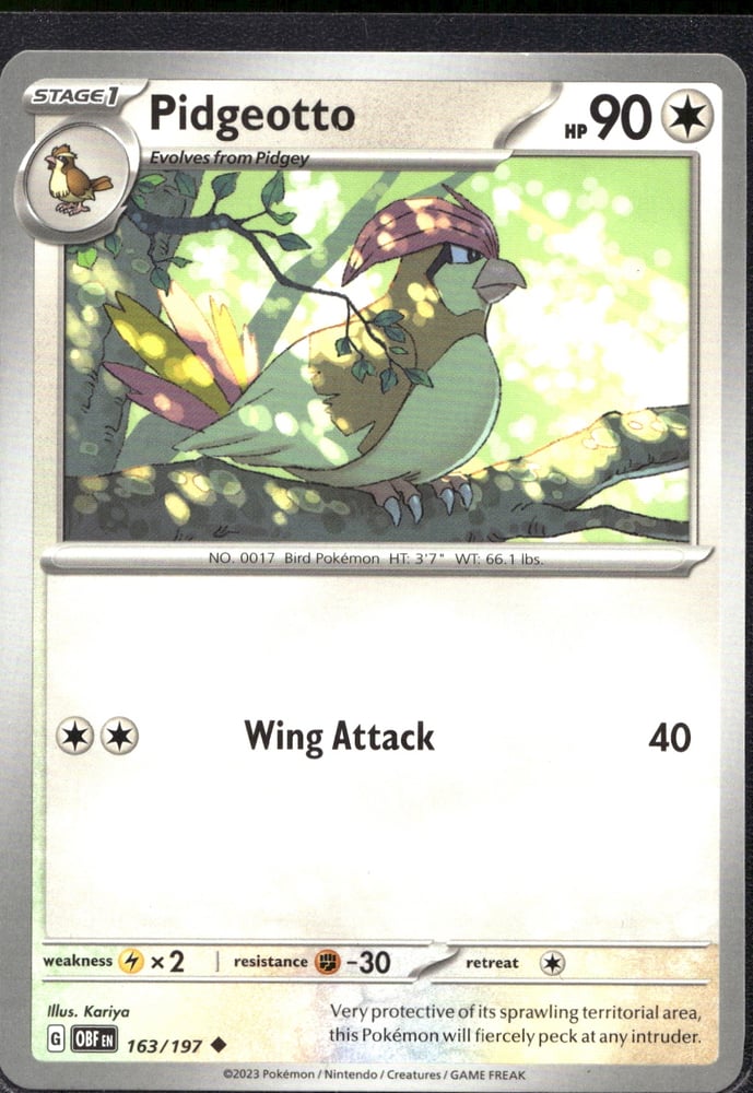Pidgeotto - SV03 163/197