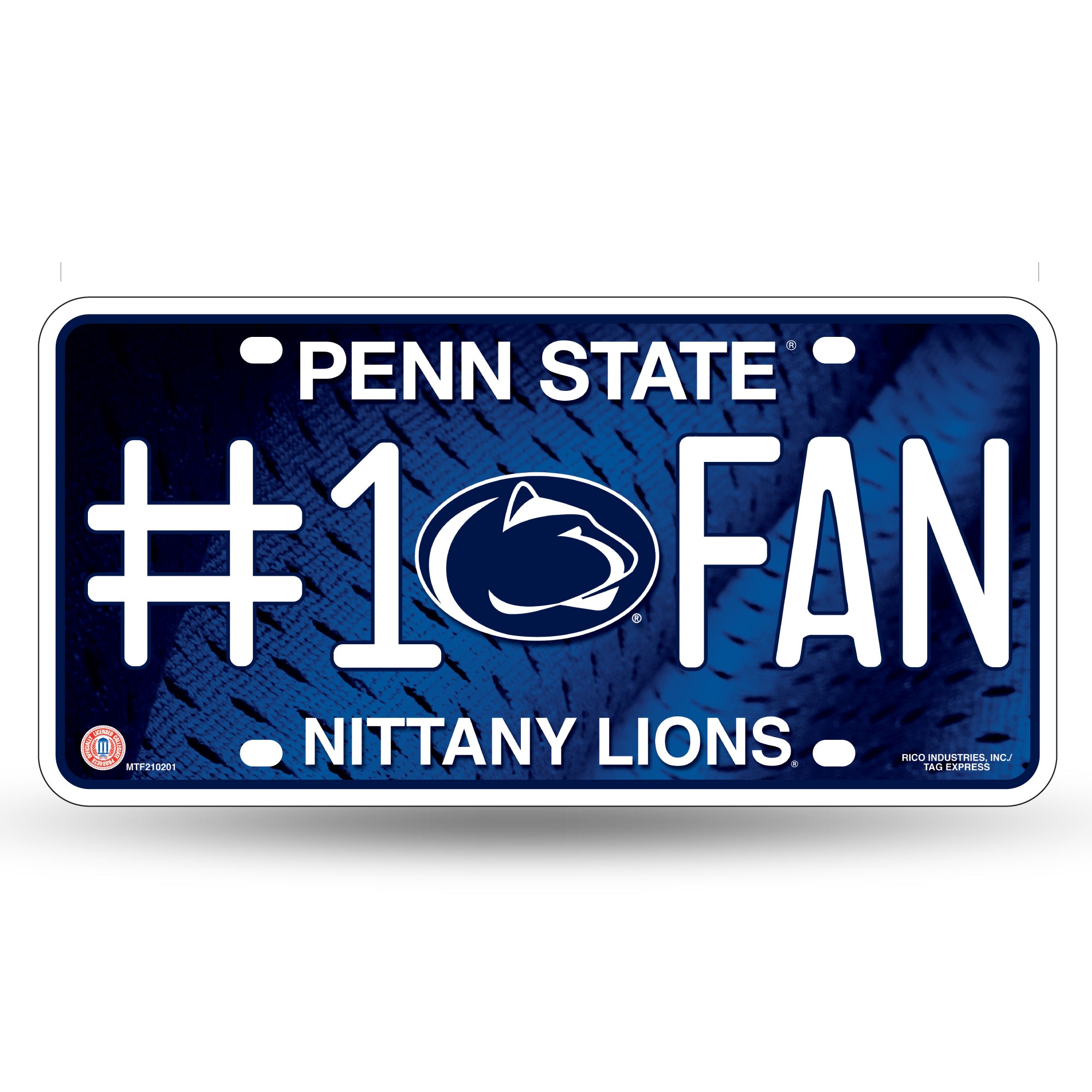 Penn State Nittany Lions #1 Fan License Plate