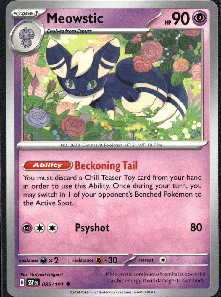 Meowstic - SV08 85/191