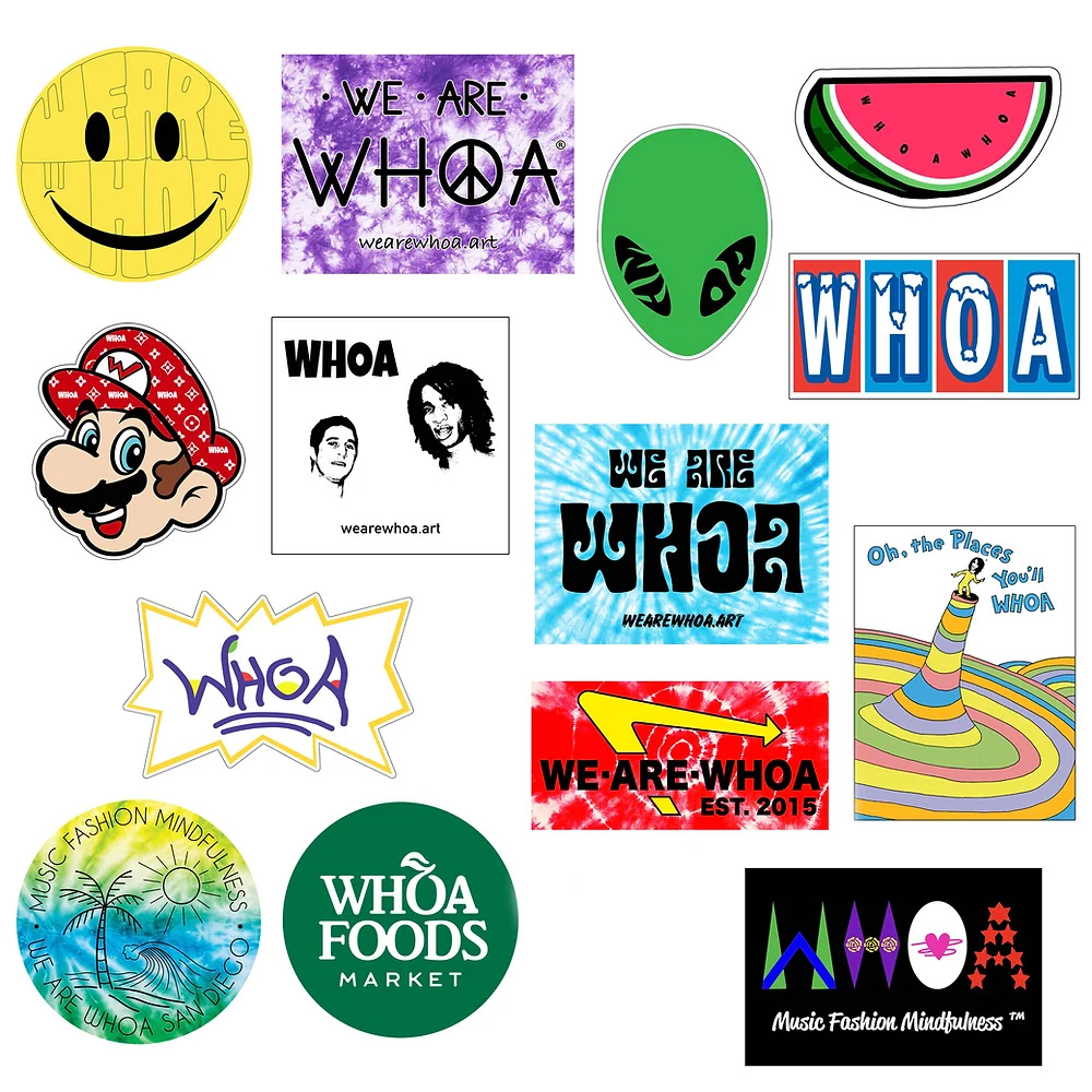 WHOA Stickers