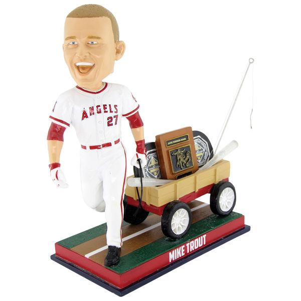 Los Angeles Angels Mike Trout Awards Wagon Bobblehead