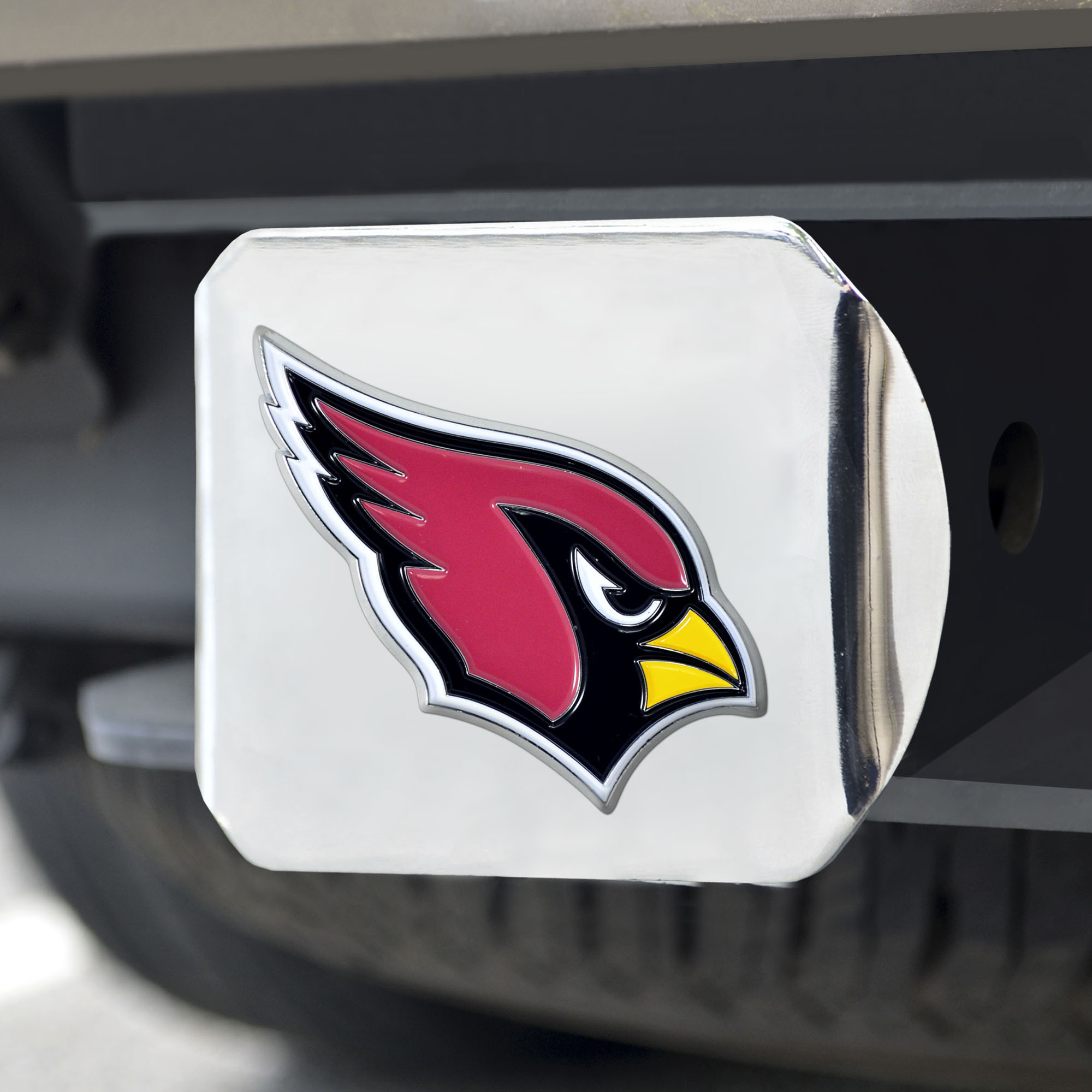 Arizona Cardinals Chrome Hitch Cover
