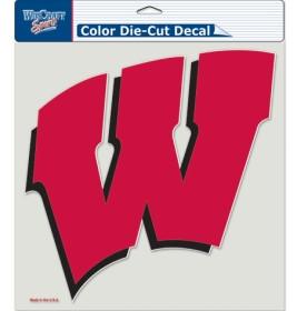 Wisconsin Badgers Perfect Cut Decal 8x8"
