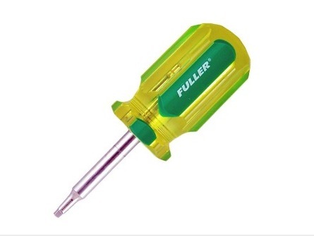 Fuller Innovak Fuller Square Head Stubby Golden Grip Screwdriver - #1