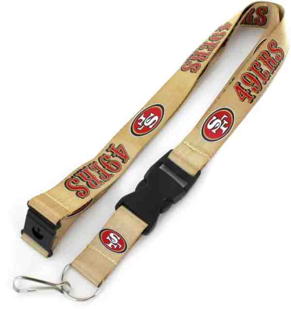 San Francisco 49ers Gold Lanyard