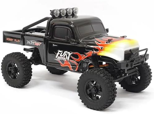 Furitek FX118 Fury Wagon 1/18 RTR Brushless Rock Crawler Kit FUR-2411 Black with flames