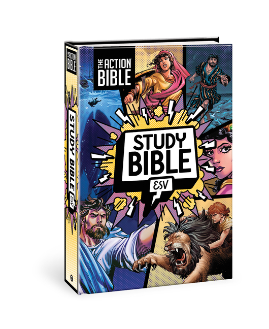 Action Bible Study Bible Esv, Hardcover, Full Color