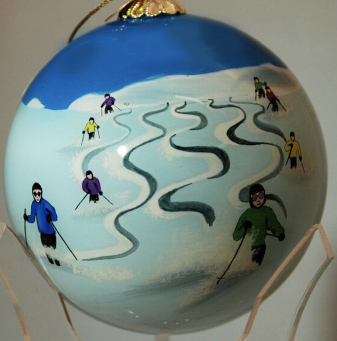 Hand painted Glass Ball Ornament from Art Studio Company