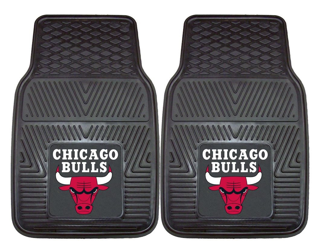 Chicago Bulls Heavy Duty 2-Piece Vinyl Car Mats