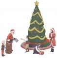 Rail King 3011062 6 Pc Christmas Figure Set O Scale