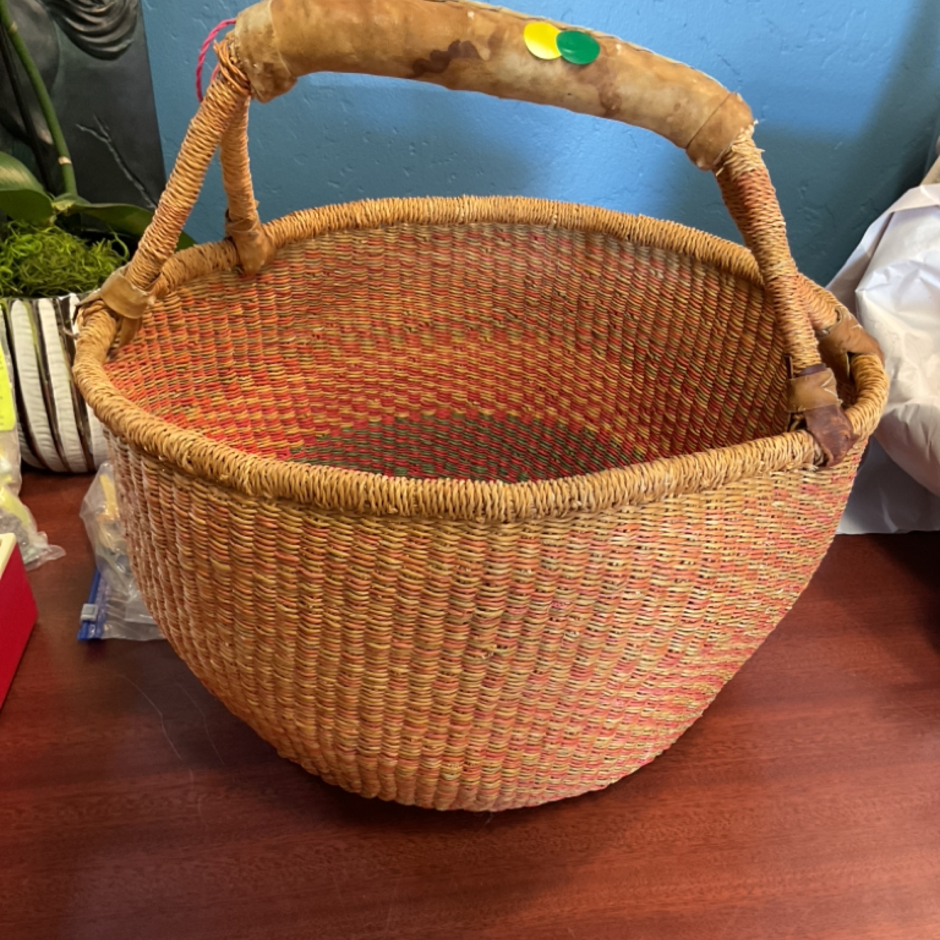 Handwoven Bolga Basket