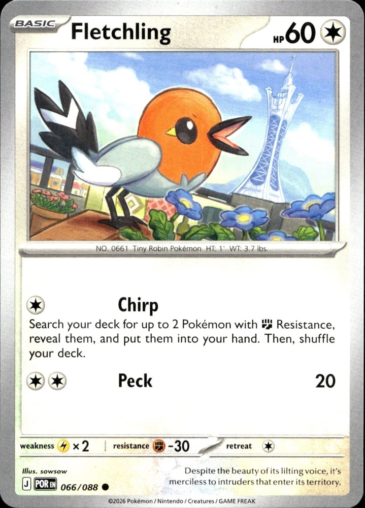 Fletchling - ME03 66/88