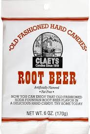 Claeys Root Beer Hard Candies 12 Count 6 ounce