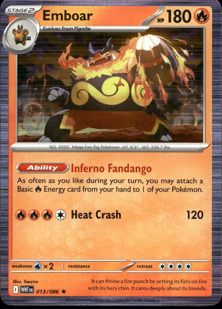 Emboar - SV10.5W 13/86