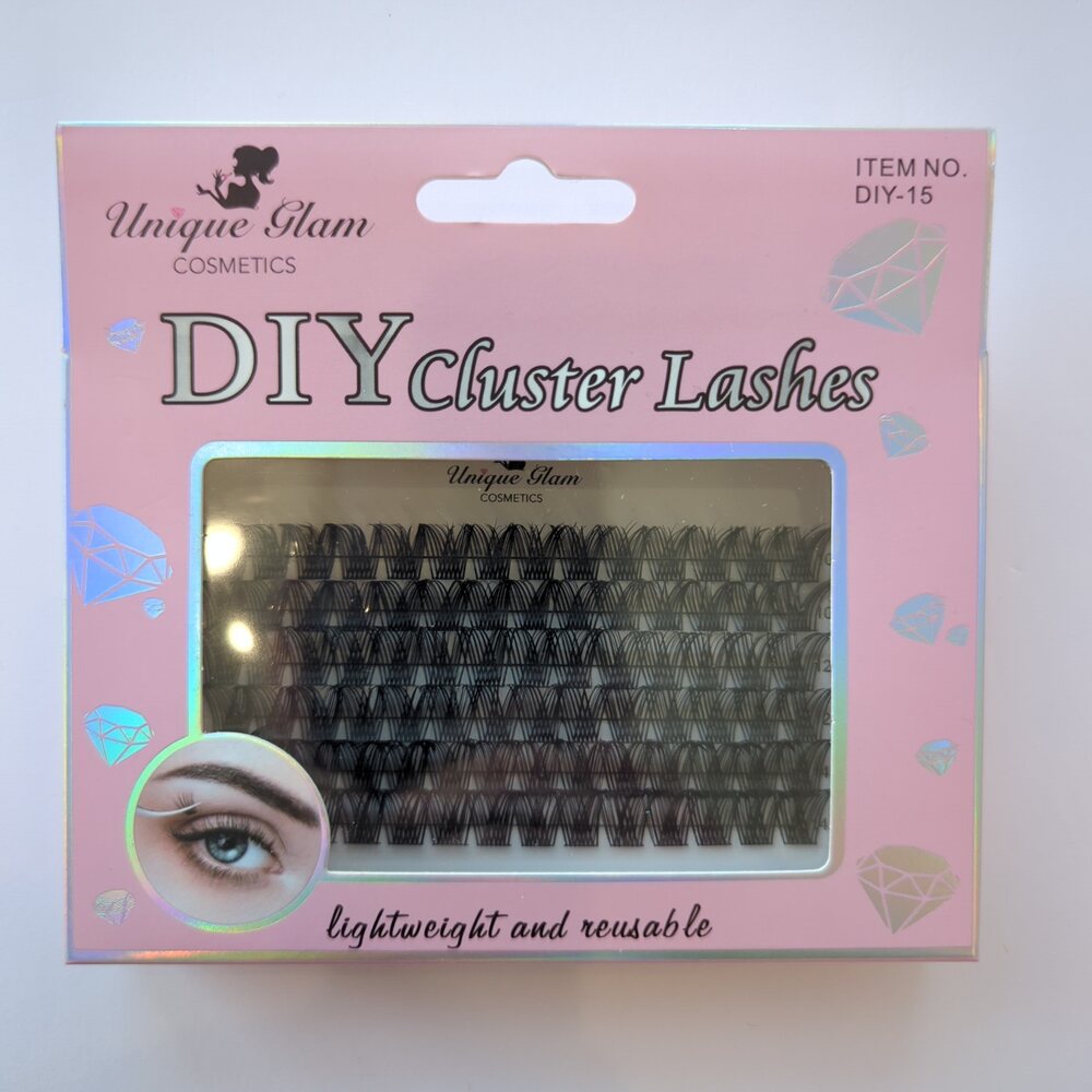 Unique Glam Cosmetics DIY Cluster Lashes